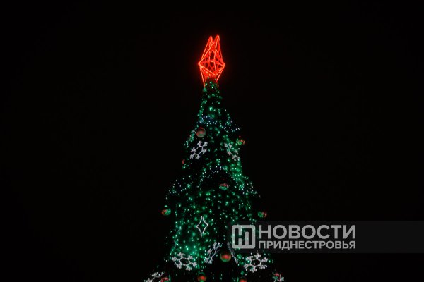 В Бендерах вспыхнули огни на главной ёлке города В Бендерах вспыхнули огни на главной ёлке города