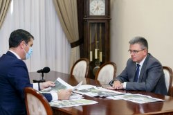 Роман Иванченко проинформировал Президента о планах благоустройства города
